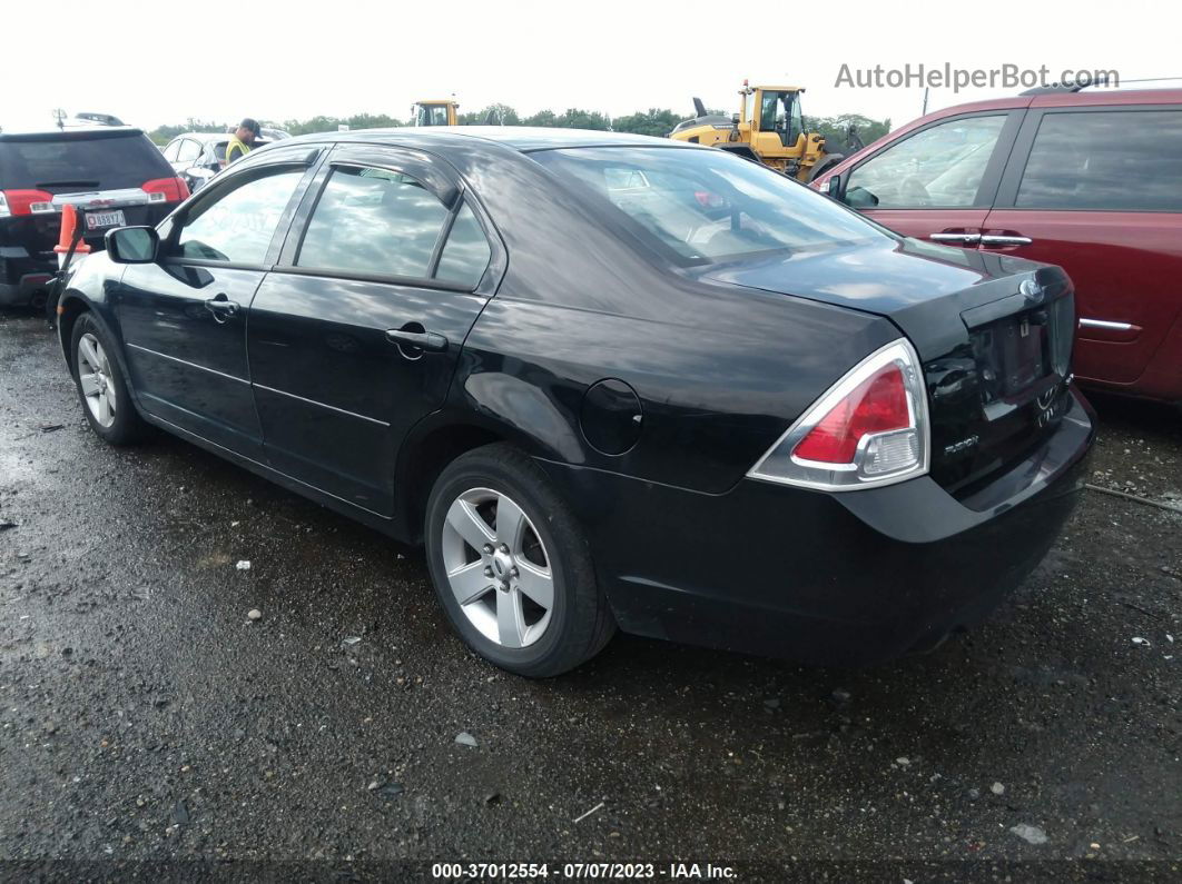 2006 Ford Fusion Se Black vin: 3FAFP07136R237844