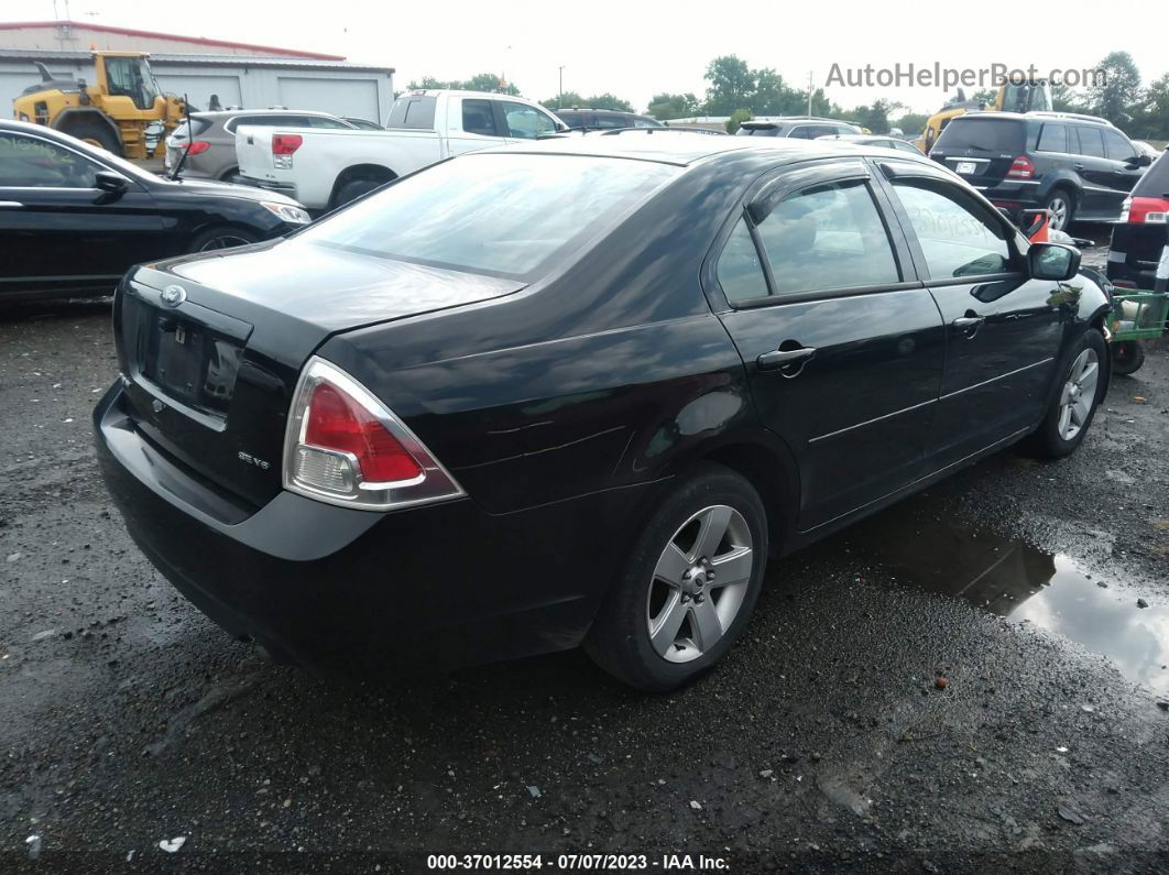 2006 Ford Fusion Se Black vin: 3FAFP07136R237844