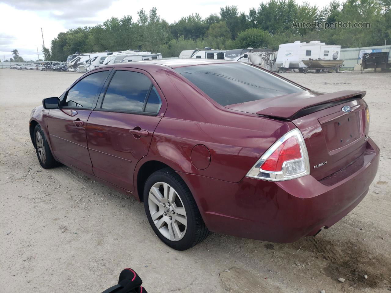 2006 Ford Fusion Se Burgundy vin: 3FAFP07146R174835