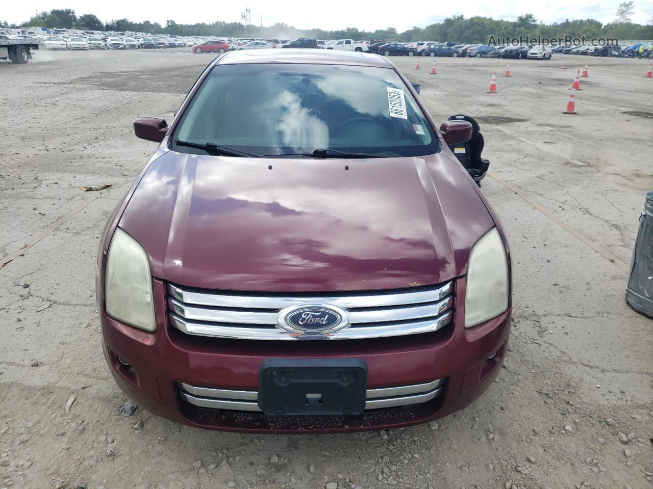 2006 Ford Fusion Se Burgundy vin: 3FAFP07146R174835