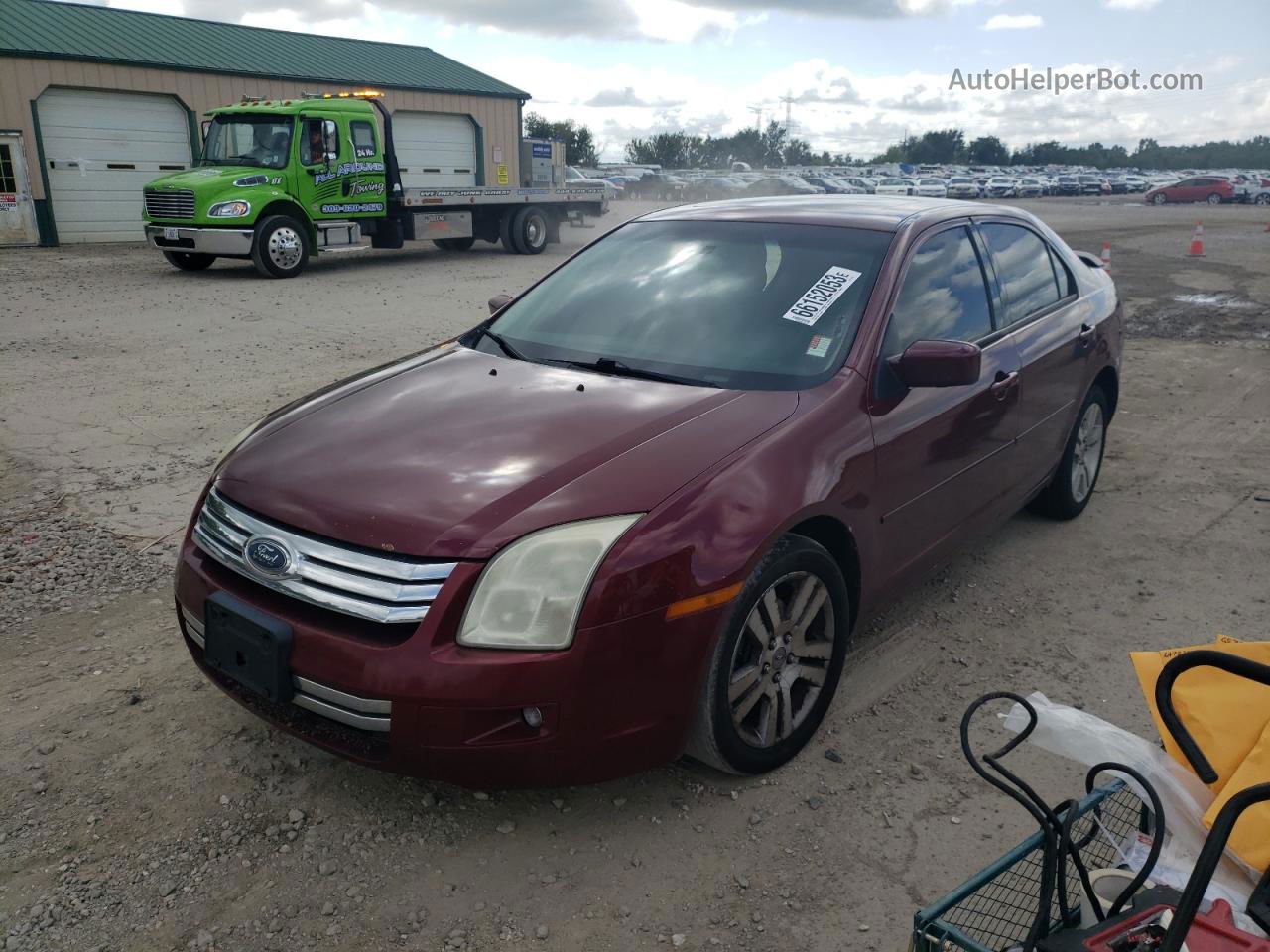 2006 Ford Fusion Se Burgundy vin: 3FAFP07146R174835