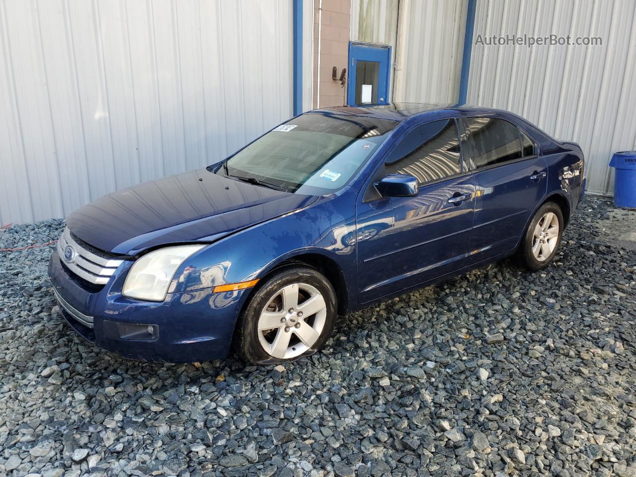 2006 Ford Fusion Se Blue vin: 3FAFP07146R186869