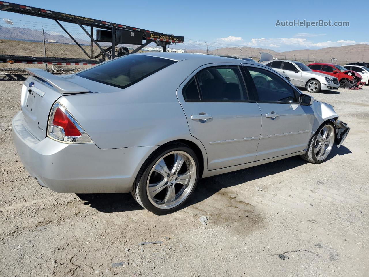 2006 Ford Fusion Se Silver vin: 3FAFP07166R134112