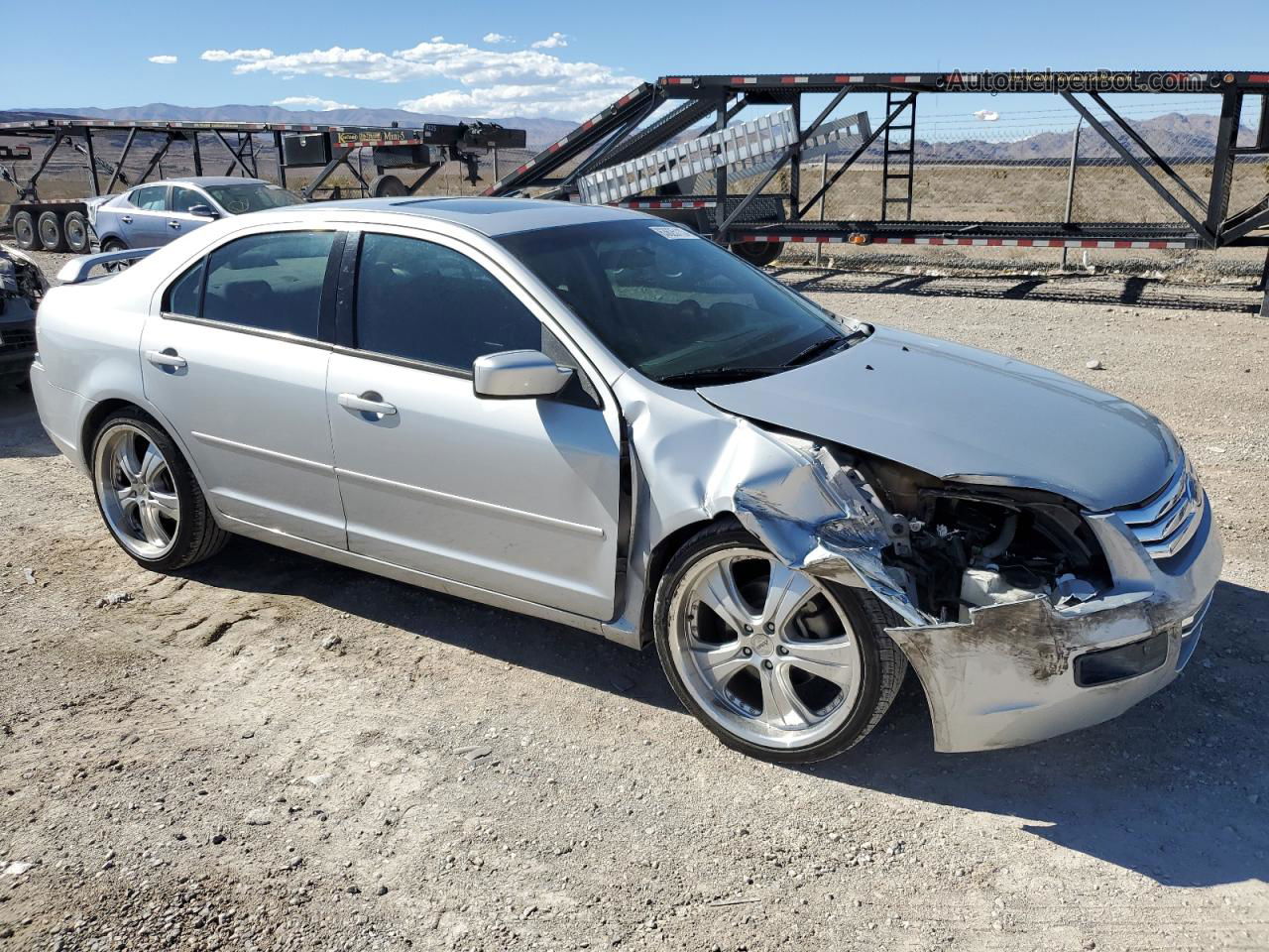 2006 Ford Fusion Se Silver vin: 3FAFP07166R134112