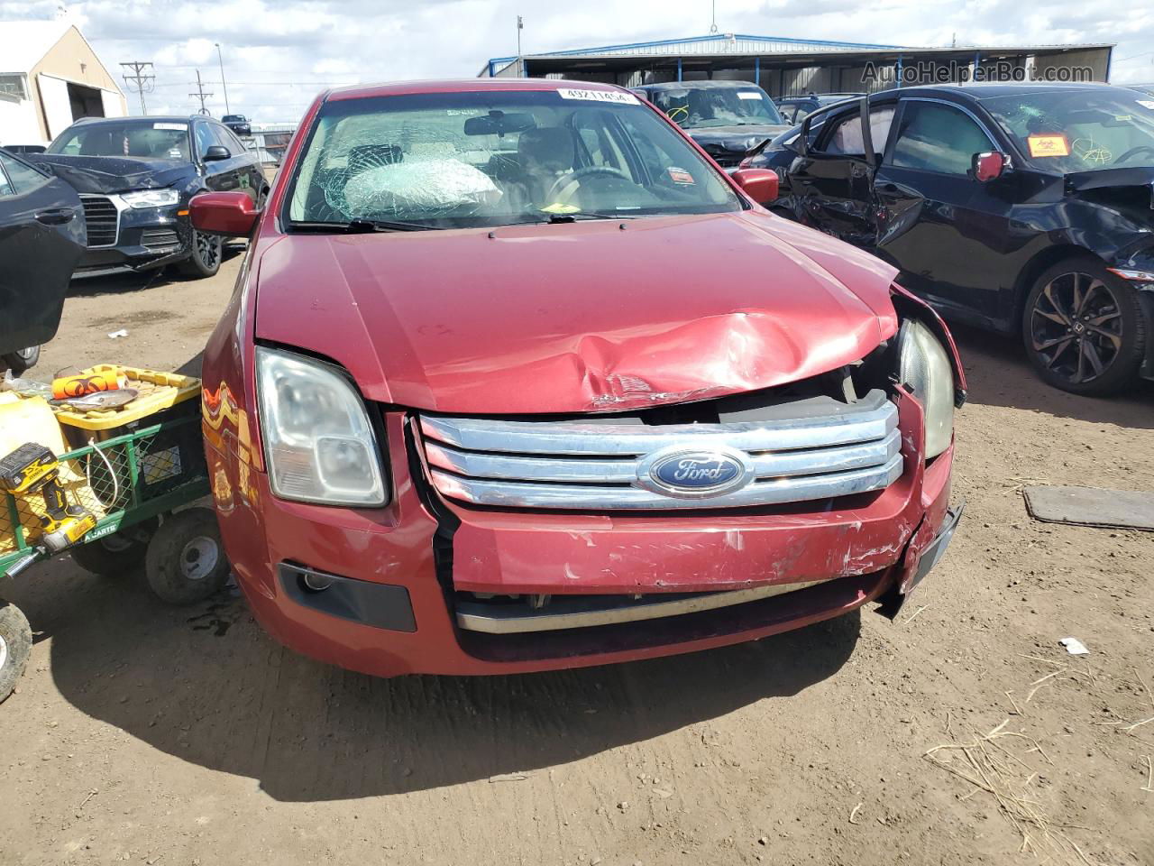 2006 Ford Fusion Se Red vin: 3FAFP07166R246215