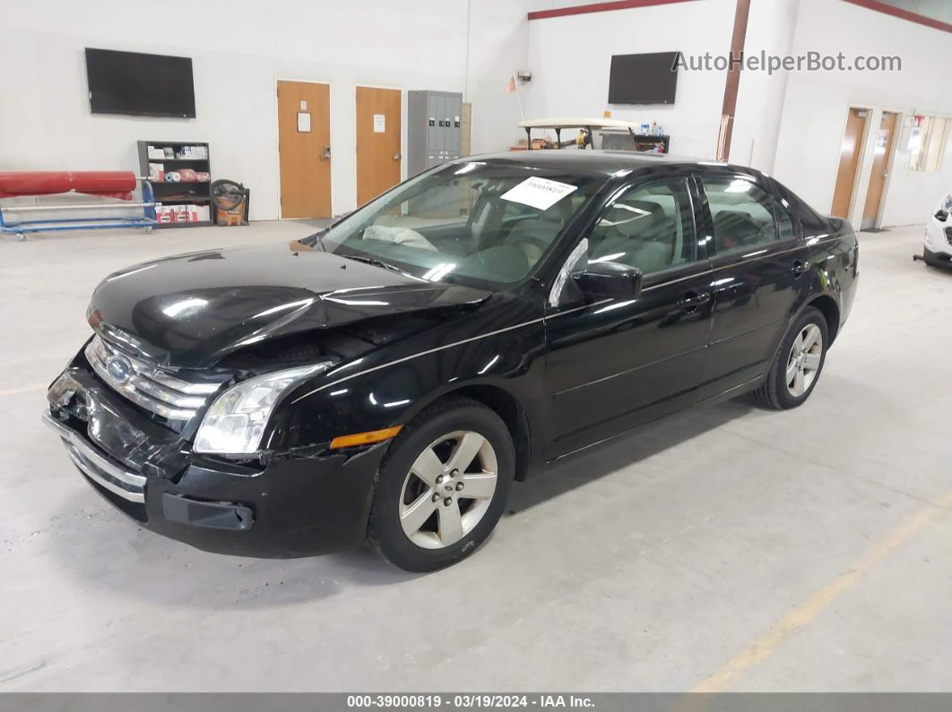 2006 Ford Fusion Se Black vin: 3FAFP07176R141604