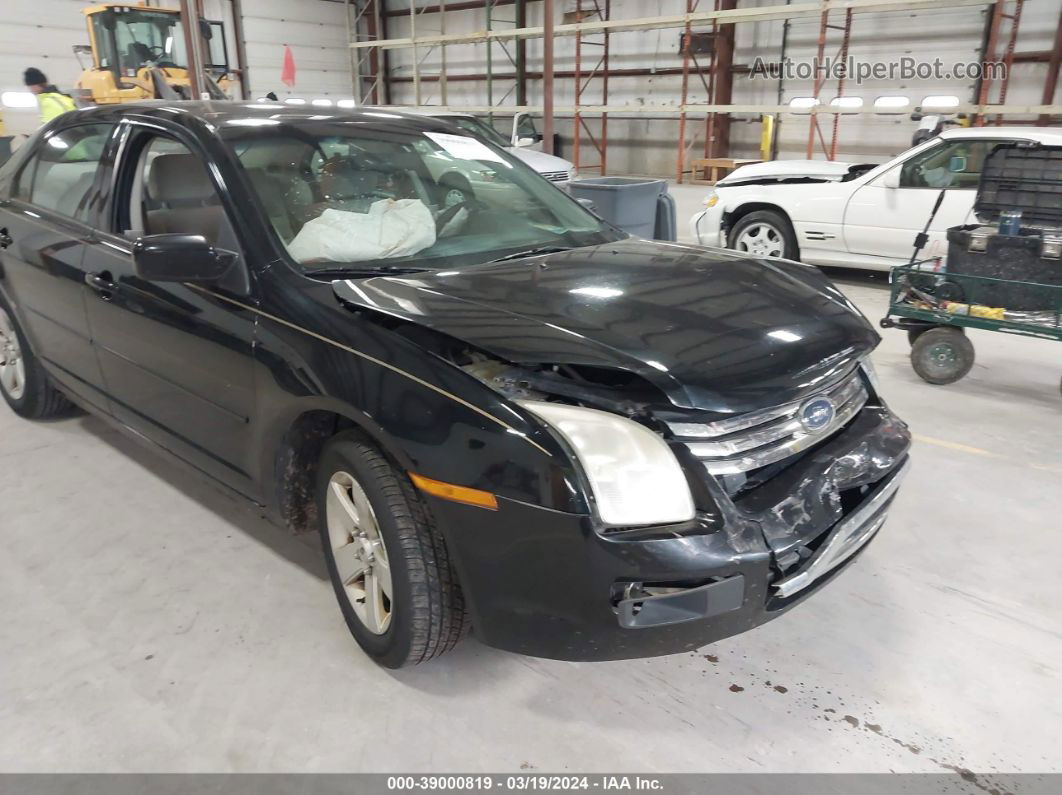 2006 Ford Fusion Se Black vin: 3FAFP07176R141604