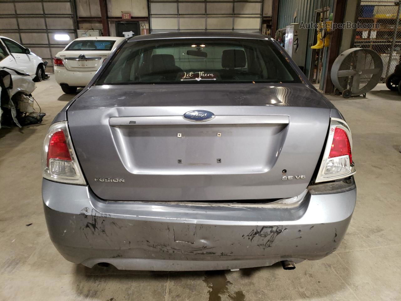 2006 Ford Fusion Se Gray vin: 3FAFP07186R166673