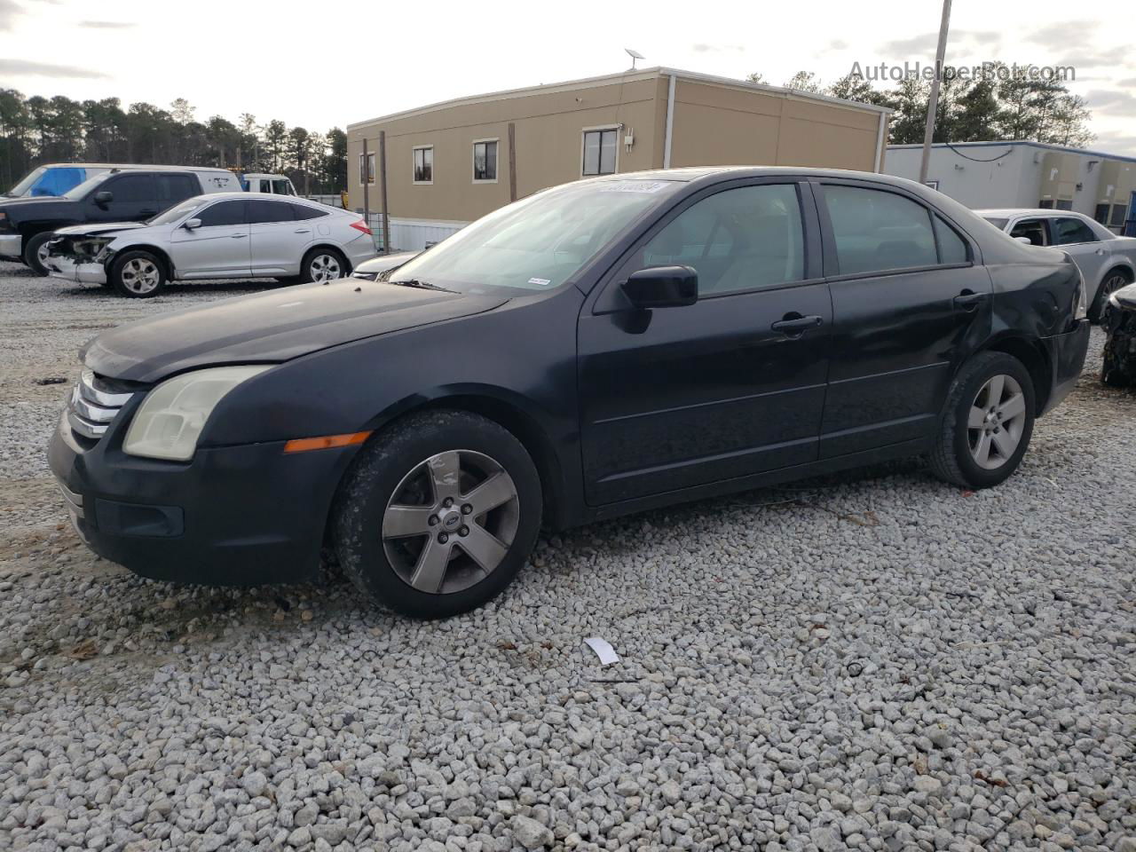 2006 Ford Fusion Se Черный vin: 3FAFP07186R247544