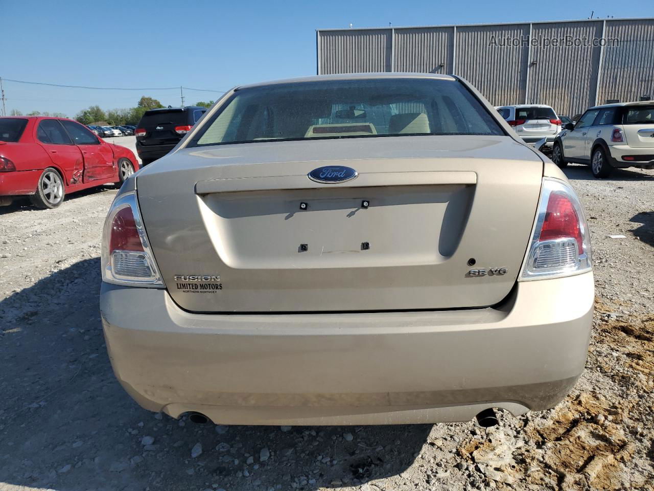 2006 Ford Fusion Se Золотой vin: 3FAFP07196R190030