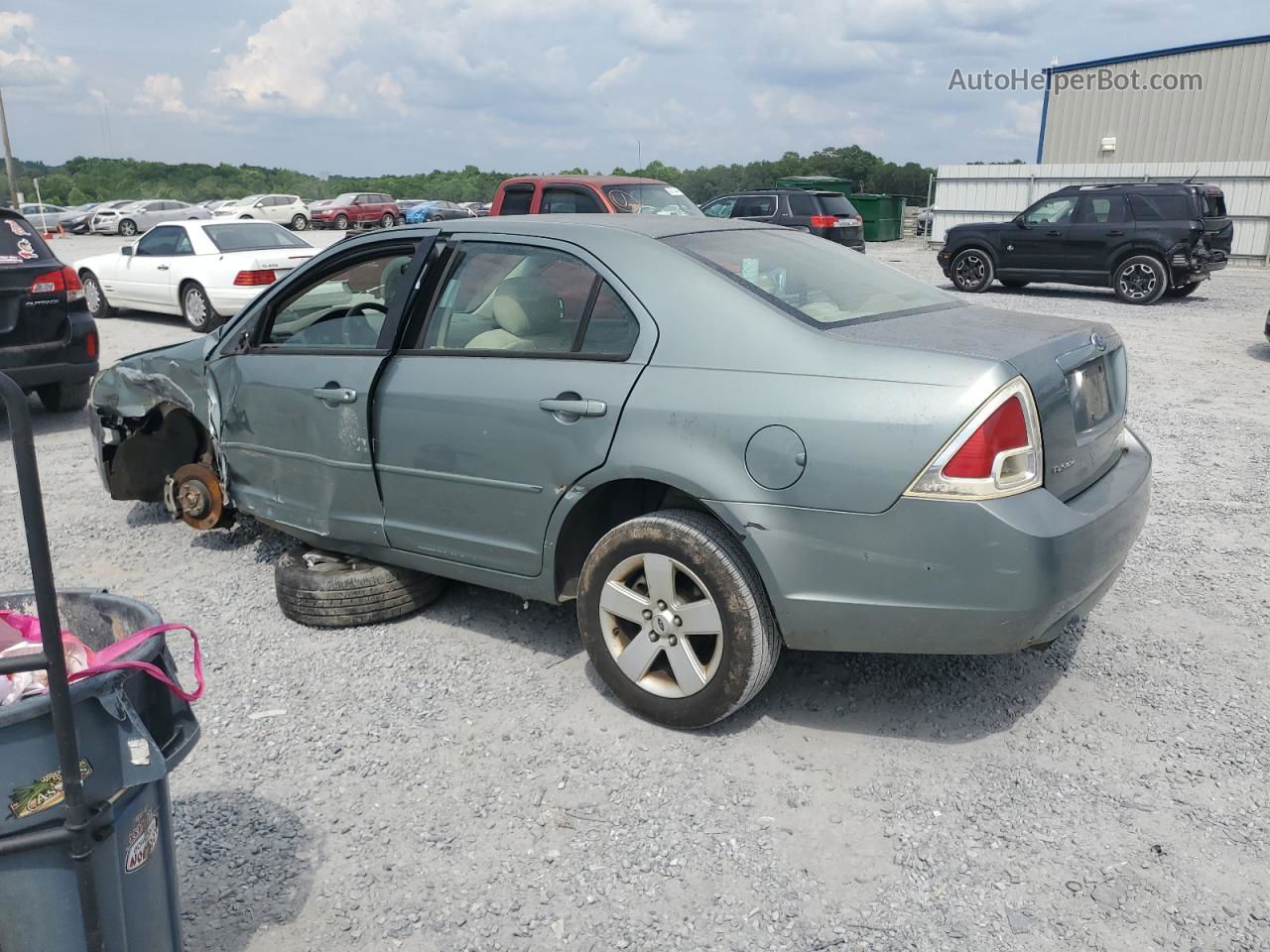 2006 Ford Fusion Se Teal vin: 3FAFP071X6R124439