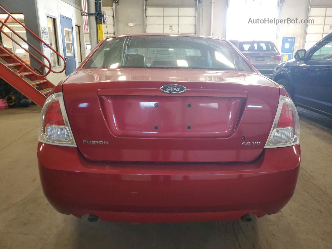 2006 Ford Fusion Se Темно-бордовый vin: 3FAFP071X6R148689