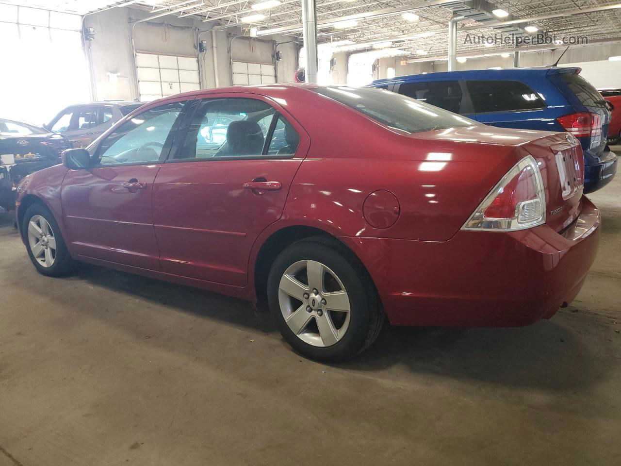 2006 Ford Fusion Se Maroon vin: 3FAFP071X6R148689