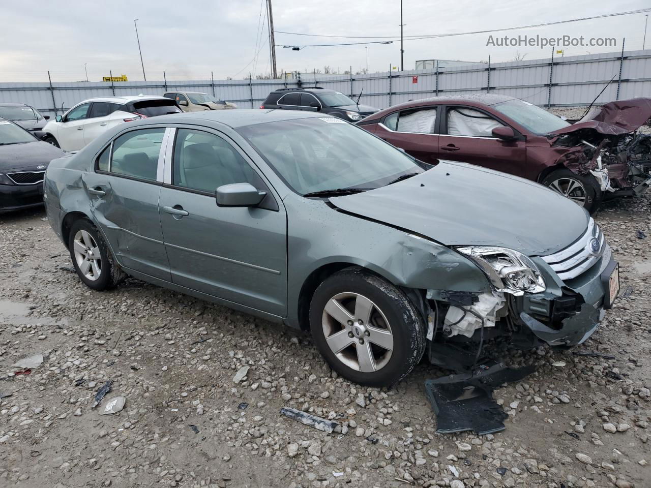 2006 Ford Fusion Se Green vin: 3FAFP07Z06R176295