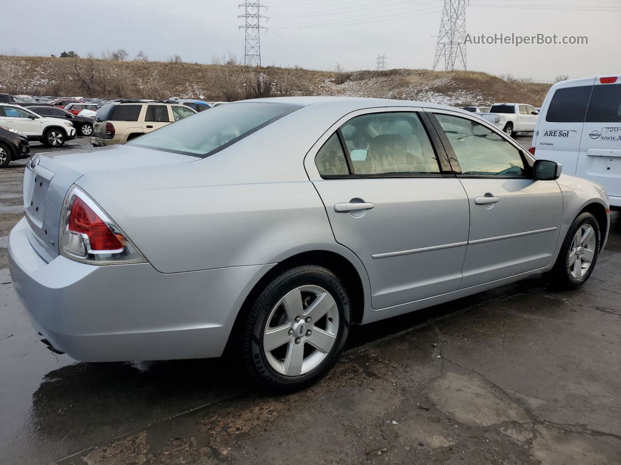 2006 Ford Fusion Se Silver vin: 3FAFP07Z06R218674