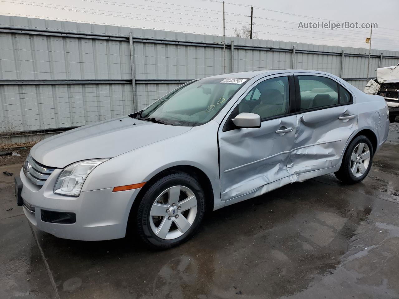 2006 Ford Fusion Se Silver vin: 3FAFP07Z06R218674