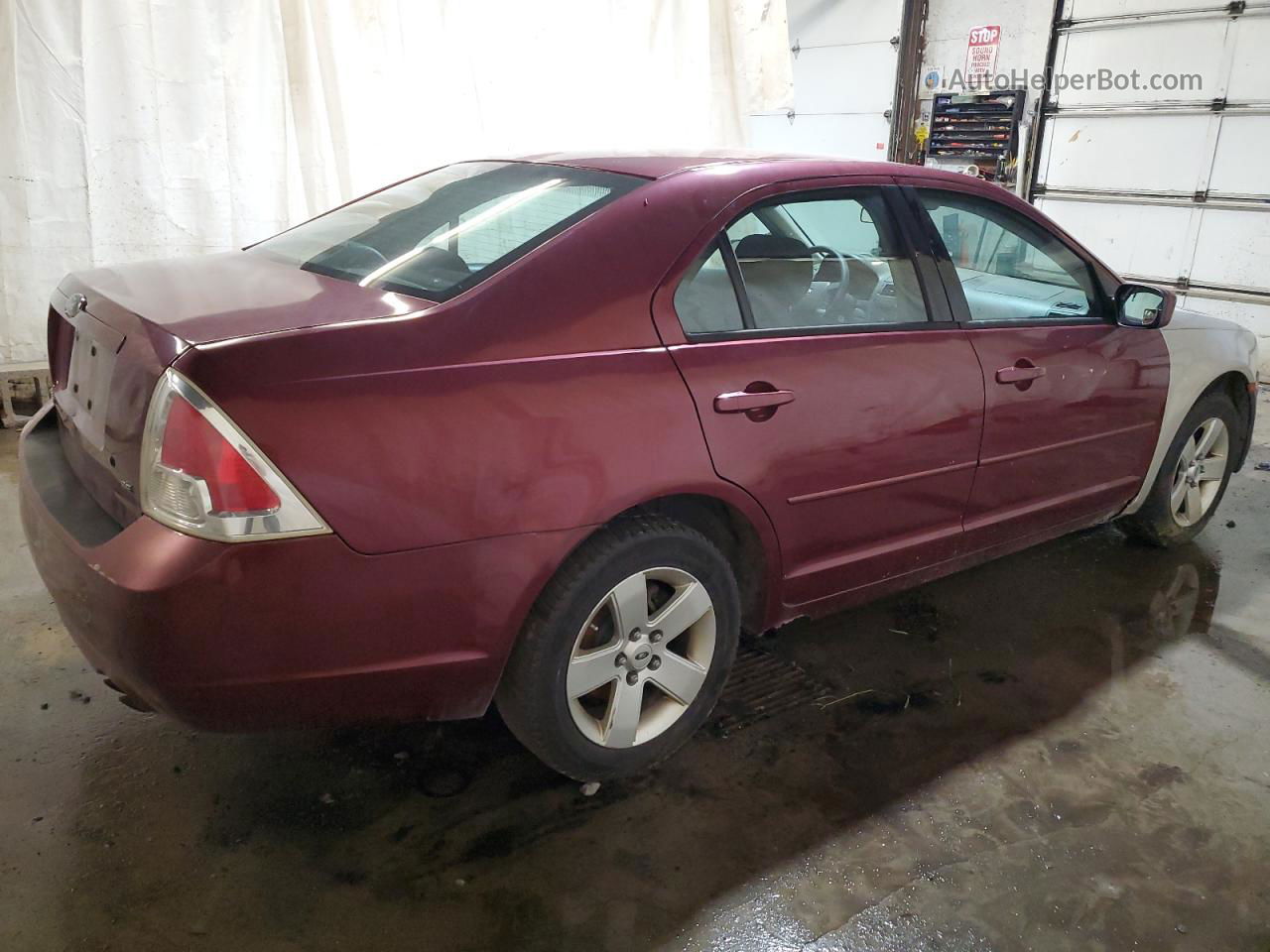 2006 Ford Fusion Se Maroon vin: 3FAFP07Z26R160941