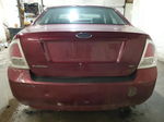 2006 Ford Fusion Se Maroon vin: 3FAFP07Z26R160941