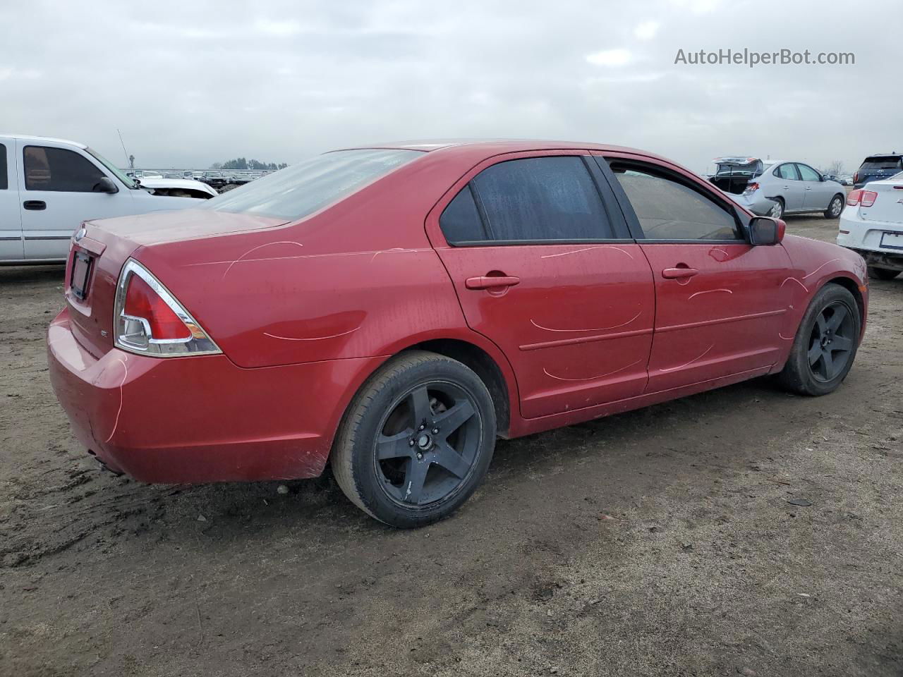 2006 Ford Fusion Se Burgundy vin: 3FAFP07Z26R183541