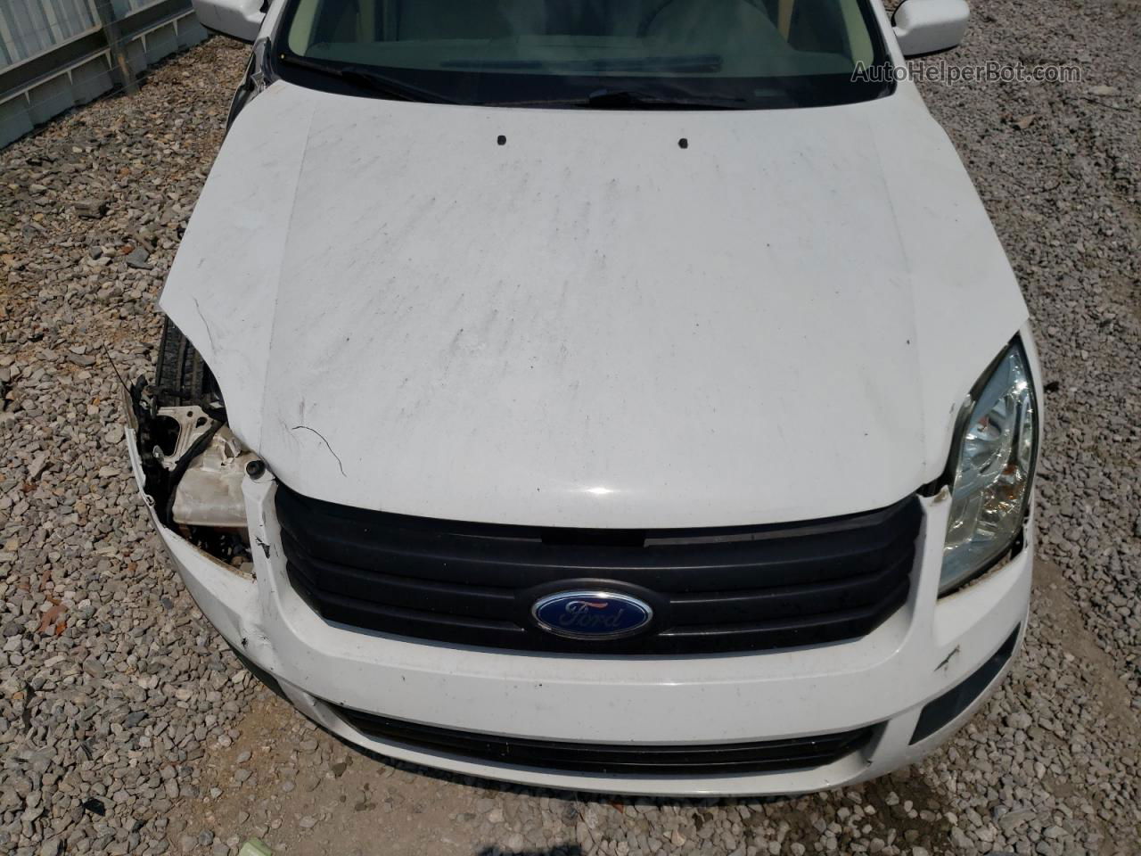 2006 Ford Fusion Se White vin: 3FAFP07Z26R192627