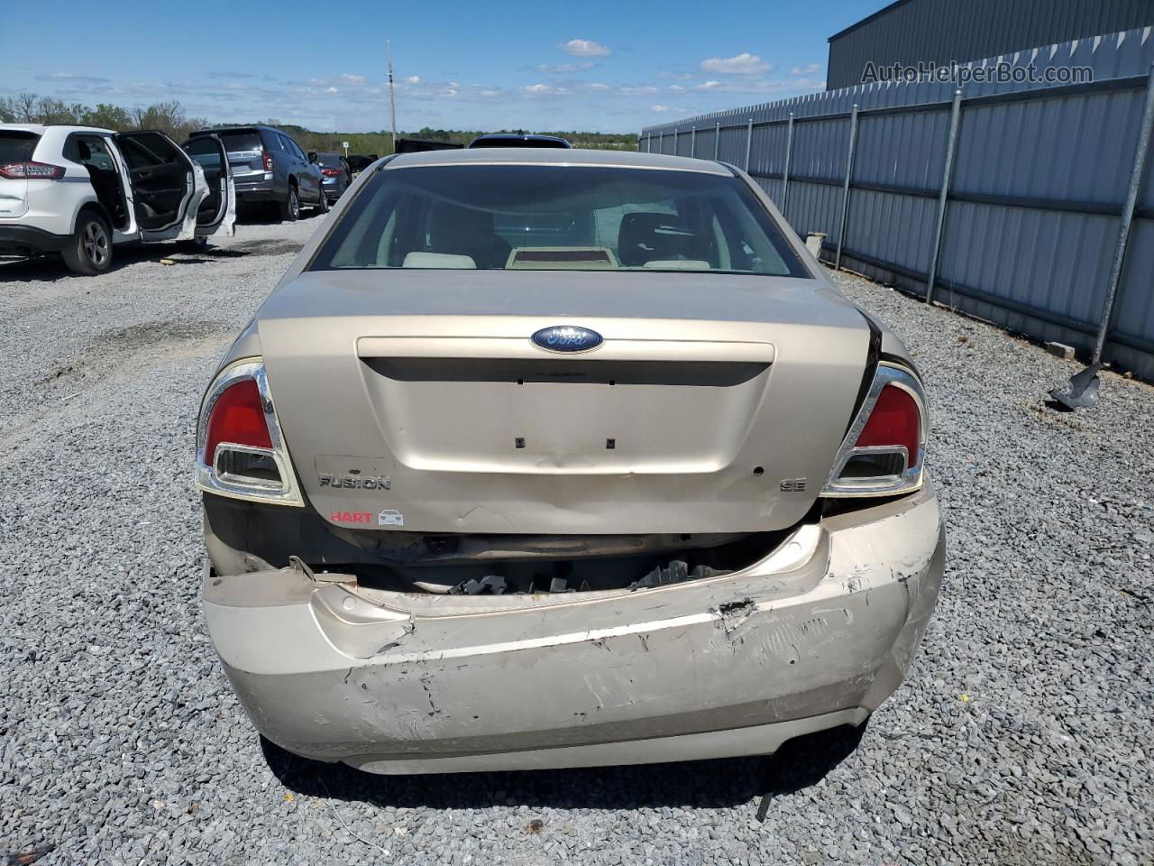 2006 Ford Fusion Se Beige vin: 3FAFP07Z36R245433