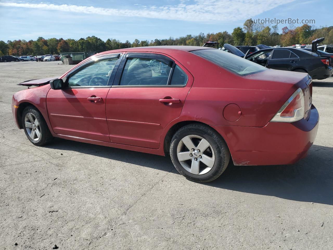 2006 Ford Fusion Se Red vin: 3FAFP07Z46R203403