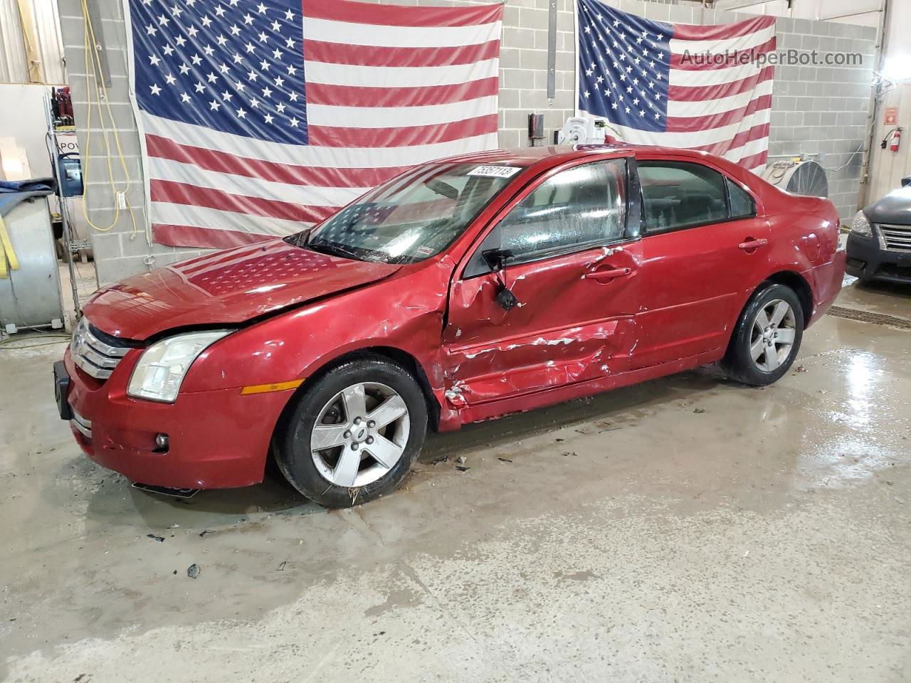 2006 Ford Fusion Se Red vin: 3FAFP07Z56R168080