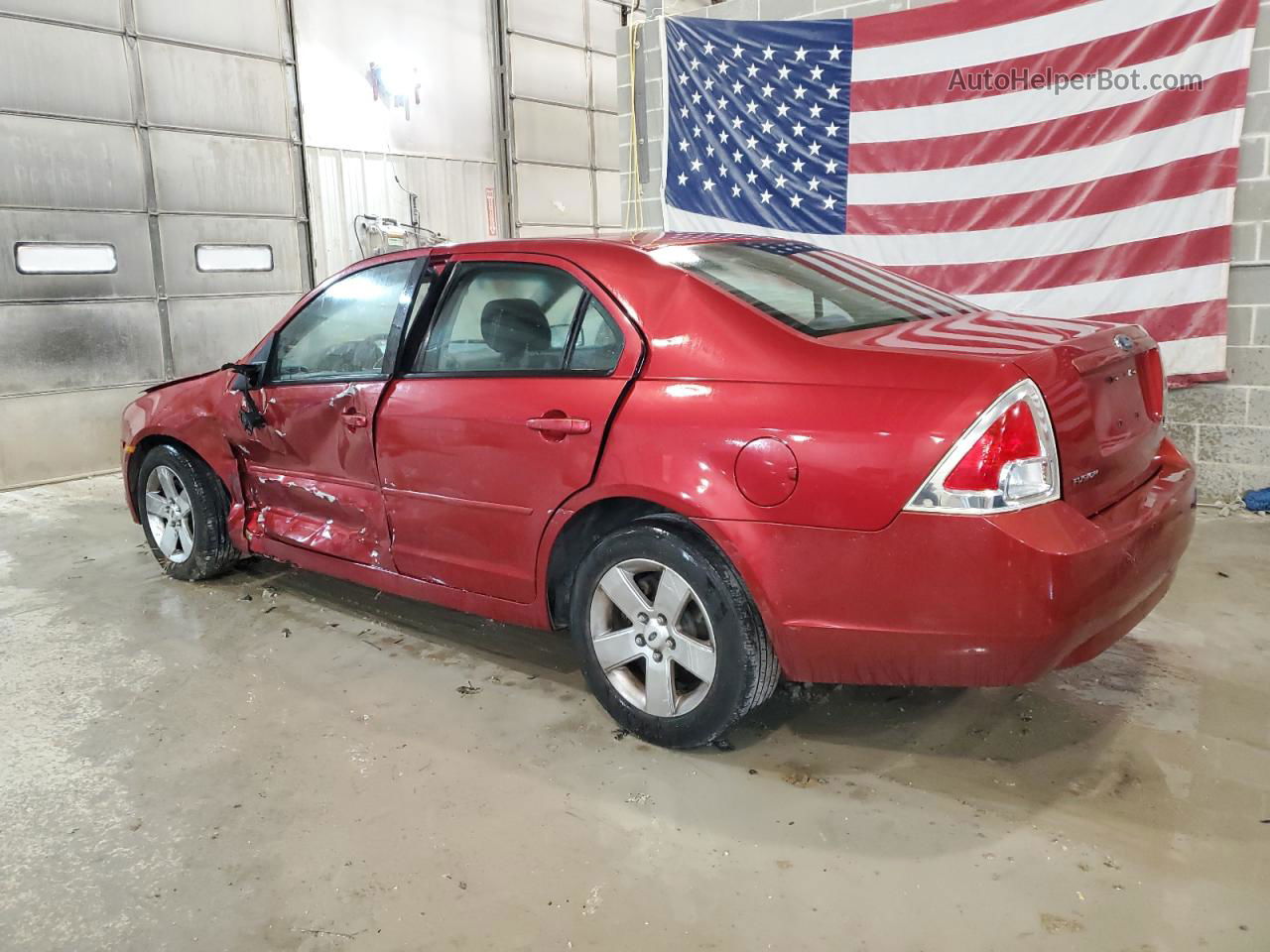 2006 Ford Fusion Se Red vin: 3FAFP07Z56R168080