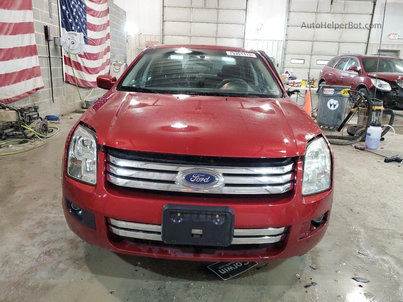 2006 Ford Fusion Se Red vin: 3FAFP07Z56R168080