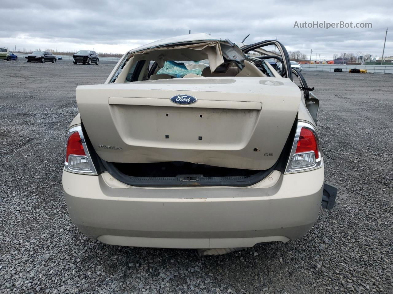 2006 Ford Fusion Se Beige vin: 3FAFP07Z56R209517