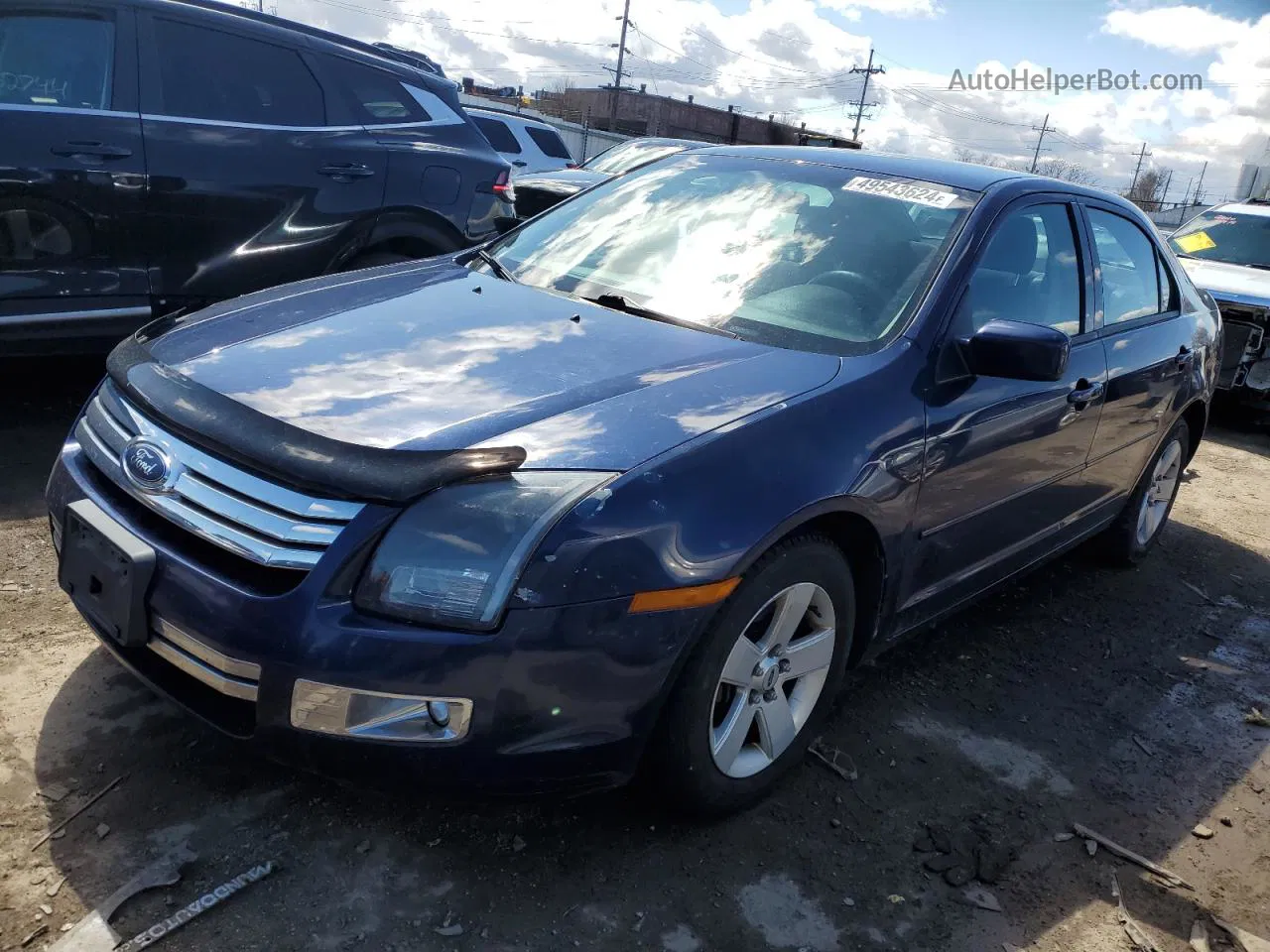 2006 Ford Fusion Se Blue vin: 3FAFP07Z66R156858