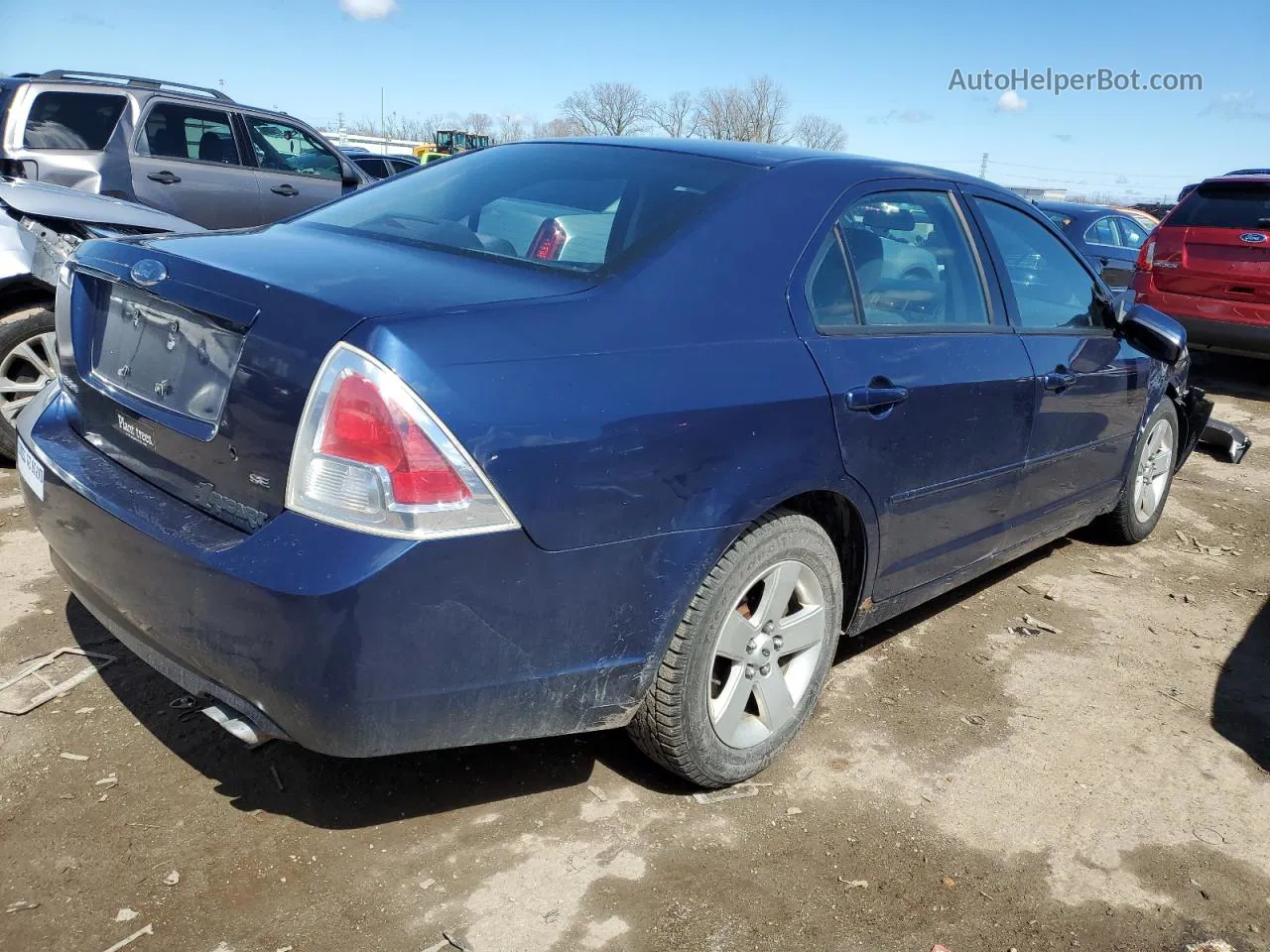 2006 Ford Fusion Se Blue vin: 3FAFP07Z66R156858