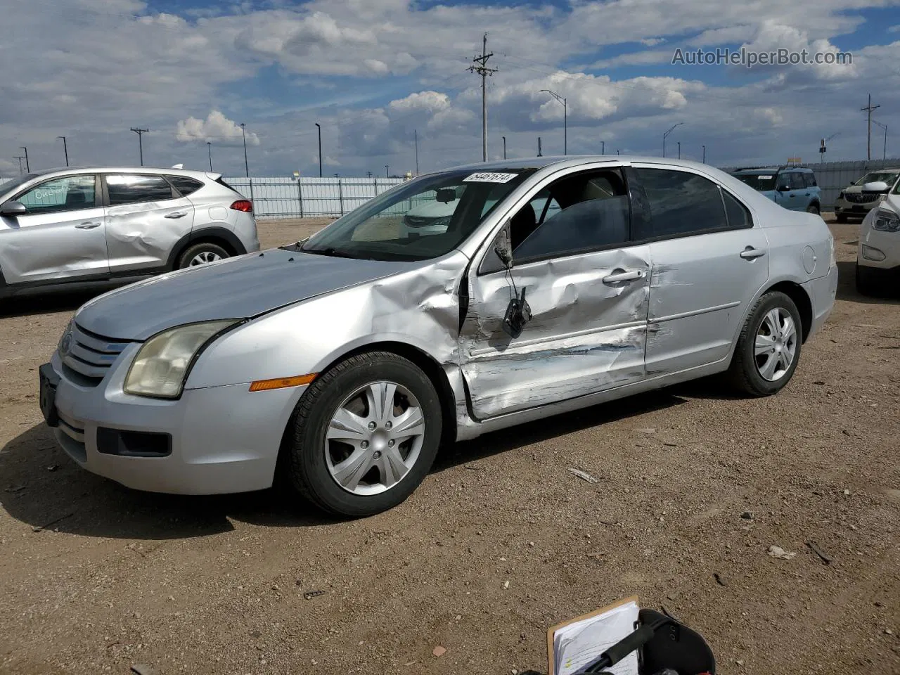 2006 Ford Fusion Se Silver vin: 3FAFP07Z76R140295