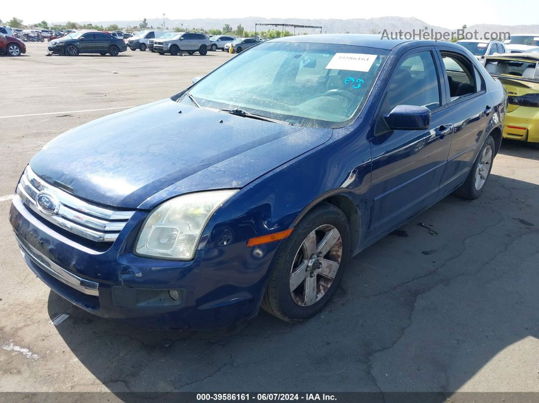 2006 Ford Fusion Se Blue vin: 3FAFP07Z76R167545