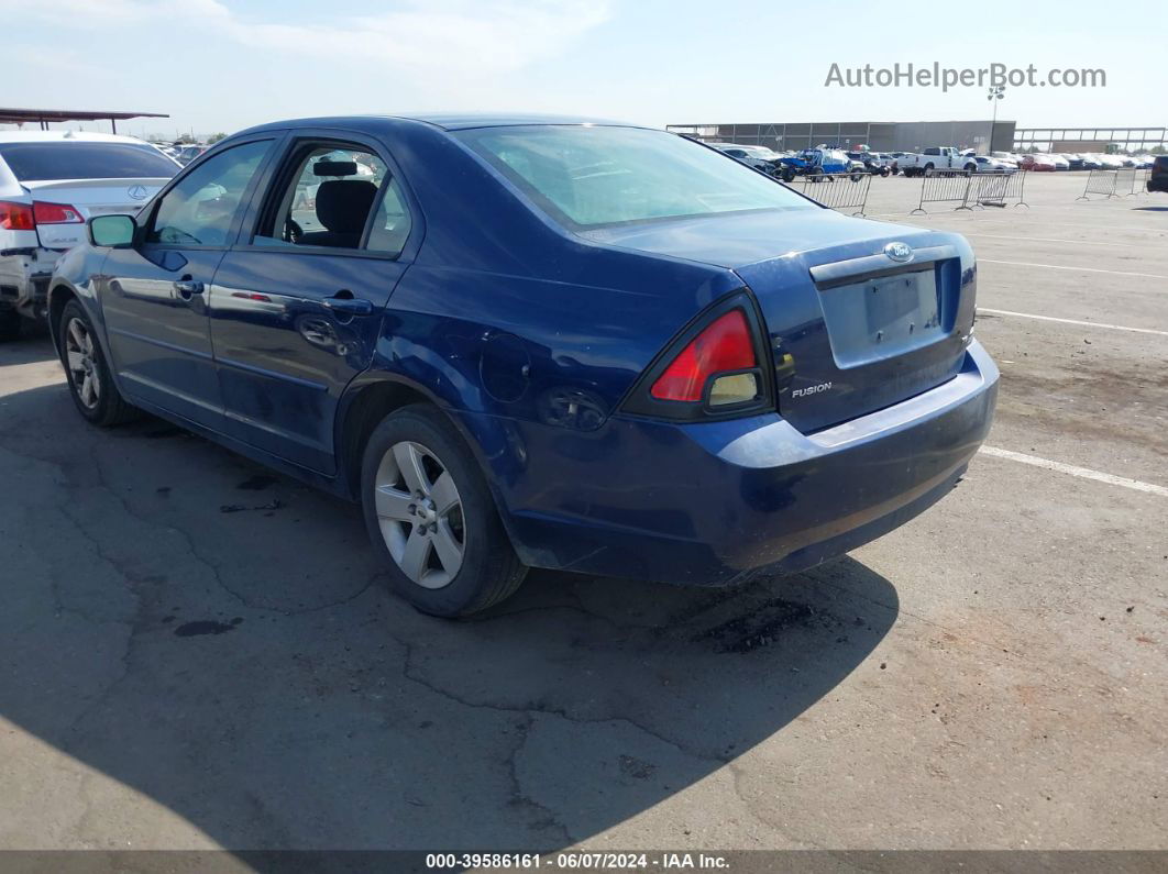 2006 Ford Fusion Se Blue vin: 3FAFP07Z76R167545