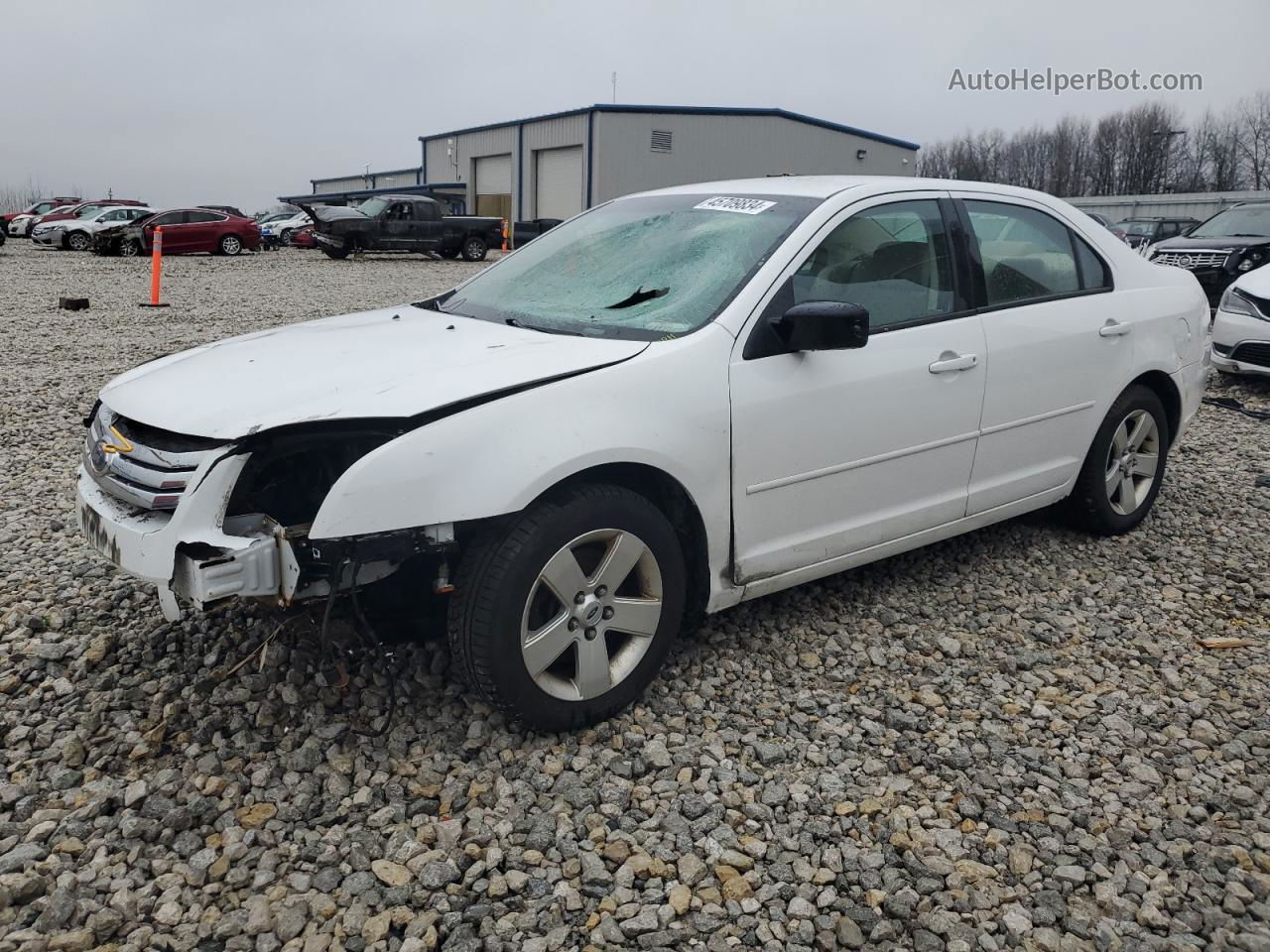 2006 Ford Fusion Se White vin: 3FAFP07Z76R193675