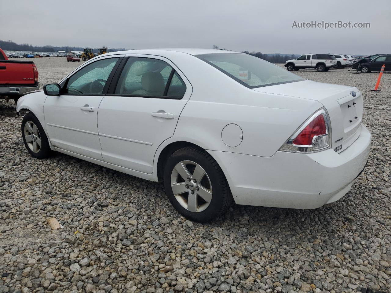 2006 Ford Fusion Se White vin: 3FAFP07Z76R193675