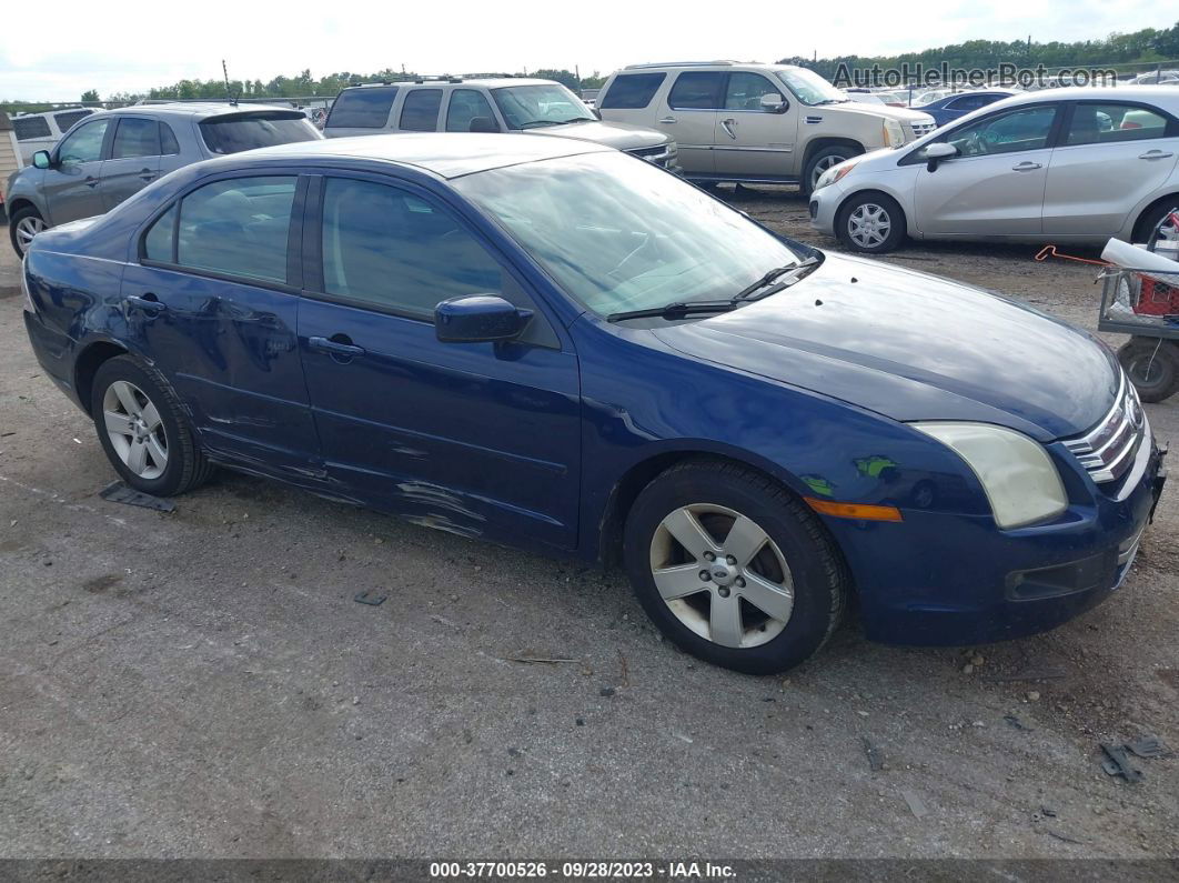 2006 Ford Fusion Se Blue vin: 3FAFP07Z76R197418