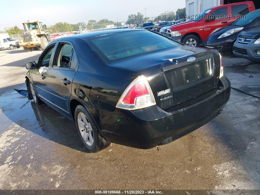 2006 Ford Fusion Se Black vin: 3FAFP07Z86R175072