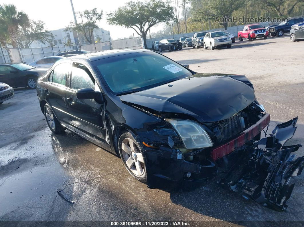 2006 Ford Fusion Se Black vin: 3FAFP07Z86R175072