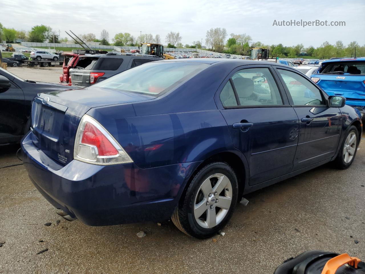 2006 Ford Fusion Se Blue vin: 3FAFP07Z86R203999