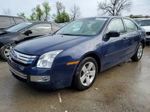 2006 Ford Fusion Se Синий vin: 3FAFP07Z86R203999