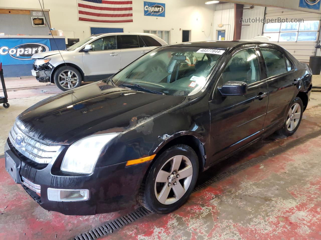 2006 Ford Fusion Se Black vin: 3FAFP07Z96R198067