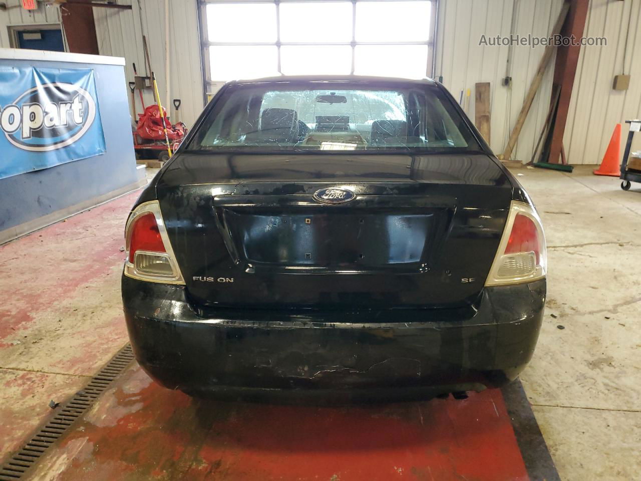 2006 Ford Fusion Se Black vin: 3FAFP07Z96R198067