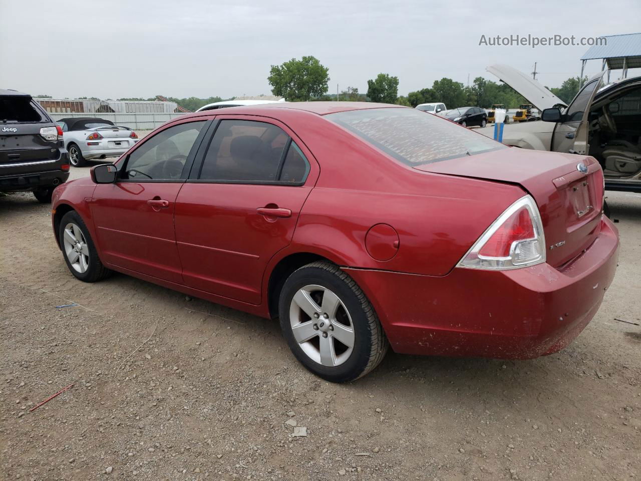 2006 Ford Fusion Se Red vin: 3FAFP07Z96R235537