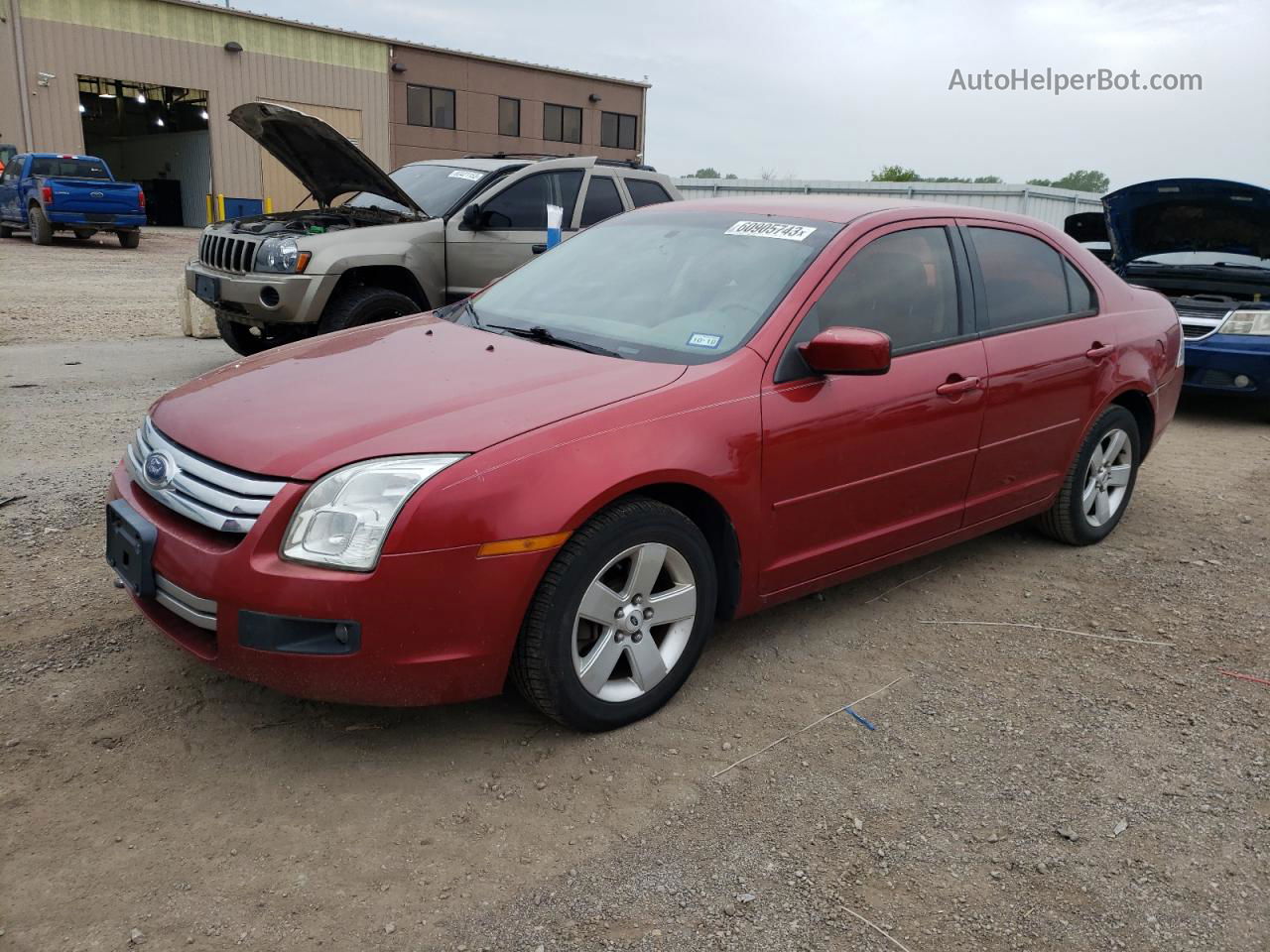 2006 Ford Fusion Se Red vin: 3FAFP07Z96R235537