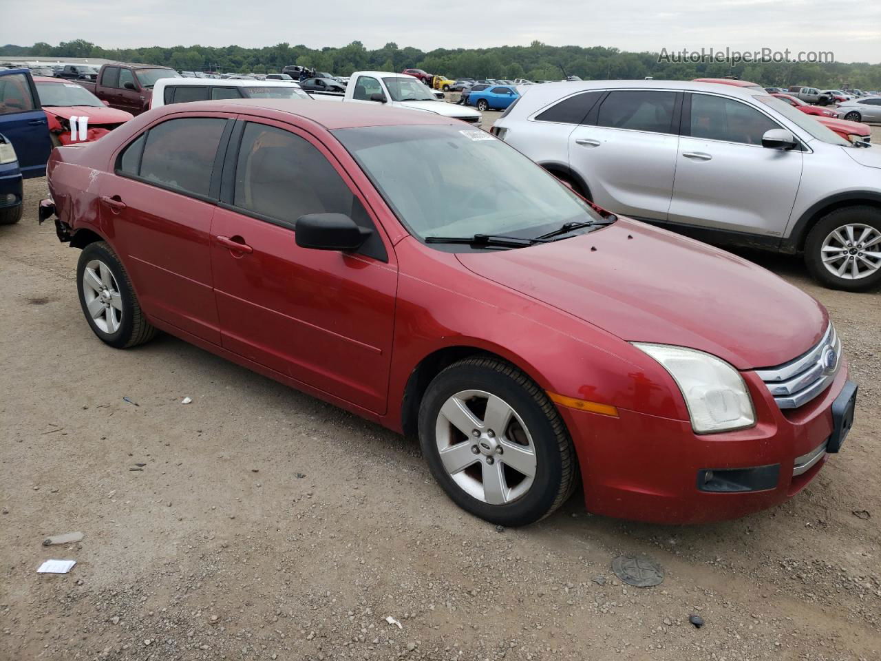 2006 Ford Fusion Se Red vin: 3FAFP07Z96R235537