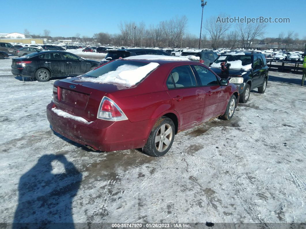 2006 Ford Fusion Se Red vin: 3FAFP07ZX6R152327