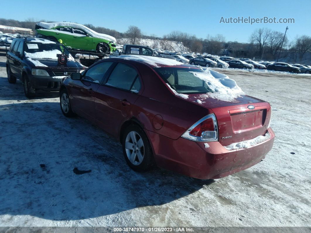 2006 Ford Fusion Se Красный vin: 3FAFP07ZX6R152327