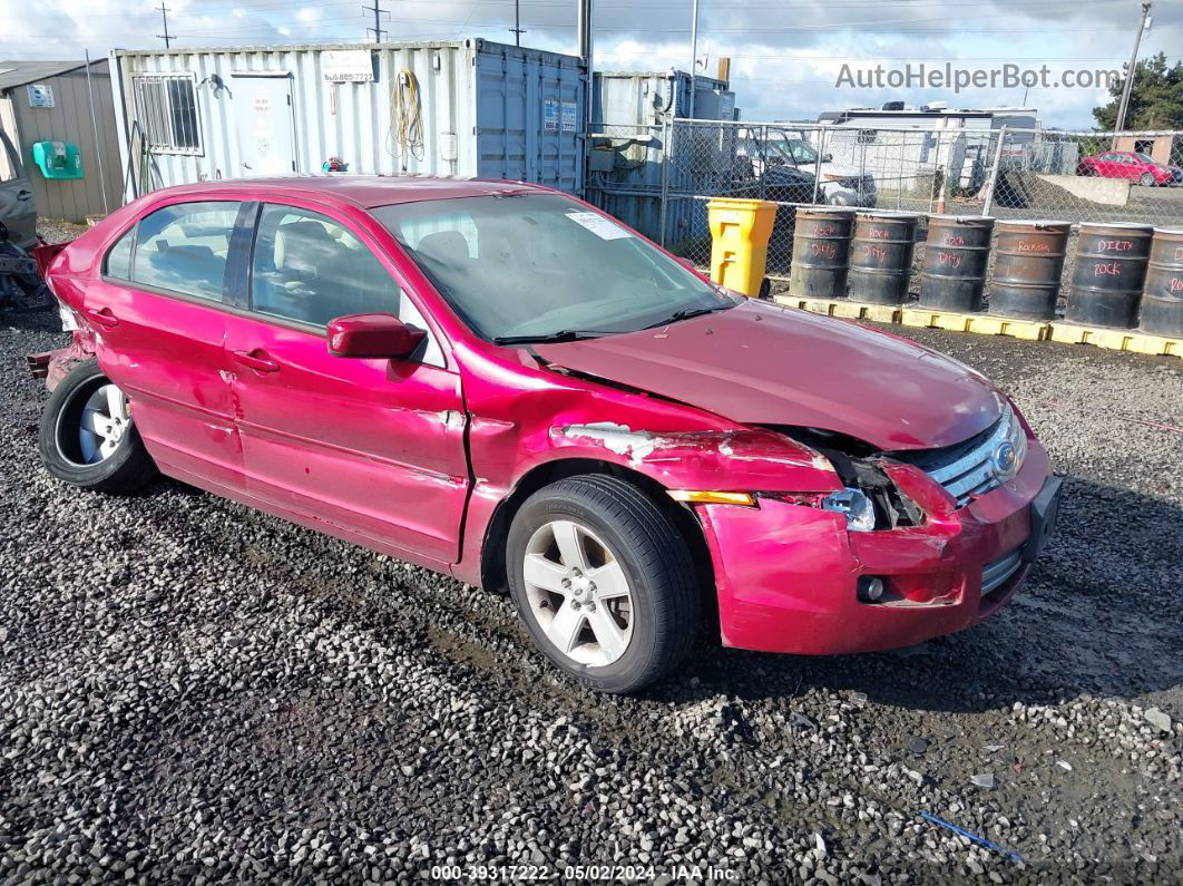 2006 Ford Fusion Se Red vin: 3FAFP07ZX6R193525